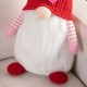 Glitzhome 25.5"H Fabric Valentine's Gnome Standing Decor