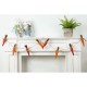 Glitzhome 71.25"L Easter Burlap Carrots Garland