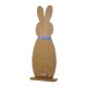 Glitzhome 36"H Easter Lighted Wooden Metal Bunny Porch Decor