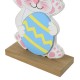 Glitzhome 30.75"H Easter Wooden Stacked Bunny Porch Decor