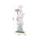 Glitzhome 30.75"H Easter Wooden Stacked Bunny Porch Decor