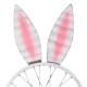 Glitzhome 38"H Easter Metal Bicycle Wheel Bunny Yard Stake or Wall Decor (Two Functions)