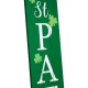 Glitzhome 60"H Wooden "Happy St. Patrick's Day" Porch Sign