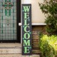 Glitzhome 42"H St. Patrick's Day Lighted Wooden "WELCOME" Porch Sign