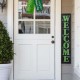 Glitzhome 42"H St. Patrick's Day Lighted Wooden "WELCOME" Porch Sign