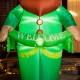 Glitzhome 8ft St. Patrick's Day Lighted Inflatable Leprechaun Decor