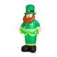 Glitzhome 8ft St. Patrick's Day Lighted Inflatable Leprechaun Decor
