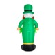 Glitzhome 8ft St. Patrick's Day Lighted Inflatable Leprechaun Decor