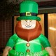 Glitzhome 8ft St. Patrick's Day Lighted Inflatable Leprechaun Decor