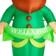 Glitzhome 8ft St. Patrick's Day Lighted Inflatable Leprechaun Decor