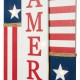 Glitzhome 36.25"H Lighted Wooden Patriotic Firecracker Porch Decor