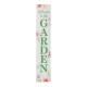 Glitzhome 42"H Spring and Summer Double Sided Wooden "WELCOME GARDEN" Porch Sign