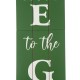 Glitzhome 60"H Oversized Wooden Green "WELCOME to the GARDEN" Porch Sign