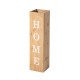 Glitzhome 30"H Double Sided Solid Wood Natural Boxed "WELCOME HOME" Porch Sign