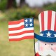 Glitzhome 36"H Wooden Patriotic Uncle Sam Yard Stake or Wall Décor or Porch Decor (Three Functions)