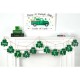 Glitzhome 72"L St. Patrick's Day Metal Shamrocks Garland