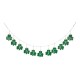 Glitzhome 72"L St. Patrick's Day Metal Shamrocks Garland