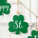 Glitzhome 72"L St. Patrick's Day Metal Shamrocks Garland