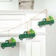 Glitzhome 72"L St. Patrick's Day Metal Trucks Garland