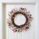 Glitzhome 22"D Patriotic/Americana Flag and Berry Wreath