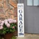 Glitzhome 42"H Double Sided Wooden Porch Decor Mother's Day and Father's Day