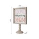 Glitzhome 11.5"H Mother's Day Wooden Table Decor