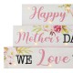 Glitzhome 12"L Lighted Wooden Happy Mother's Day Block Sign