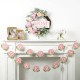 Glitzhome Set of 2 Happy Mother's Day Wooden Garland