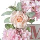 Glitzhome 22"D Mother's Day Floral Wreath