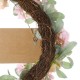 Glitzhome 22"D Mother's Day Floral Wreath