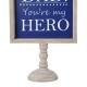 Glitzhome 11.5"H Father's Day Wooden Table Decor