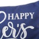 Glitzhome 18"L Faux Burlap Happy Father's Day Pillow