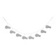 Glitzhome 72"L Valentine's Day Matal Truck Garland