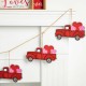 Glitzhome 72"L Valentine's Day Matal Truck Garland