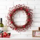 Glitzhome 18"D Valentine's Day Berry Wreath