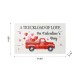 Glitzhome 24"L Valentine's Wooden Truck Wall Sign Decor