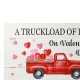 Glitzhome 24"L Valentine's Wooden Truck Wall Sign Decor