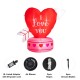 Glitzhome 5 ft Lighted Valentine's Inflatable Heart Decor