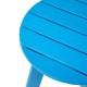 Elm PLUS 20"D Outdoor Patio Pacific Blue HDPE Round Side Table, End Table,Or Coffee Table