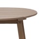 Elm PLUS 35.5"D Outdoor Patio Tan HDPE Round Coffee Table