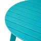 Elm PLUS 35.5"D Outdoor Patio Aqua HDPE Round Coffee Table