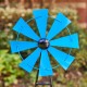 Glitzhome 44"H Metal Blue Wind Spinner Yardstake