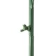 Glitzhome 48"H Metal Sunflower Yardstake with Thermometer Decor