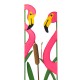 Glitzhome 37.75"H 5 Pieces Metal Flamingo Silhouette Yardstake