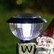 Glitzhome 16.25"H Polyresin Gnome Welcome Garden Statue with Solar Powered Lamp Post