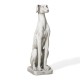 Glitzhome 32"H MGO Sitting Greyhound Dog Garden Statue