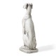 Glitzhome 32"H MGO Sitting Greyhound Dog Garden Statue