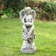 Glitzhome 31.25"H MGO Angel Garden Statue with a Birdbath