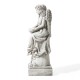 Glitzhome 31.25"H MGO Angel Garden Statue with a Birdbath