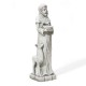 Glitzhome 36.25"H MGO St. Francis Garden Statue with a Bird Feeder